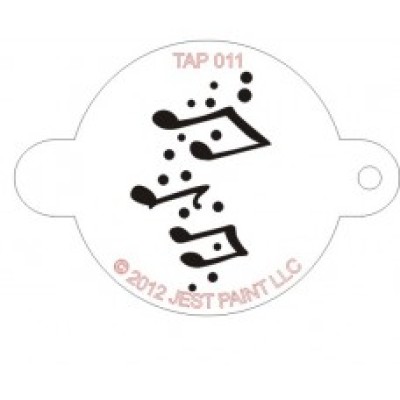 TAP 011 Stencil Music Notes TAP 011 Stencil Music Notes